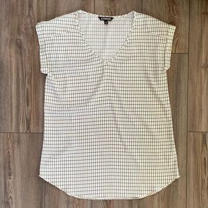 Black Grid Express Blouse (M)